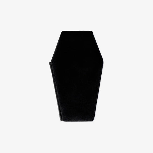 Jewelry Case Mini Coffin Velour Black