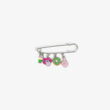 Brooche Safty Pin W. Charms