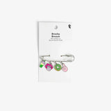 Brooche Safty Pin W. Charms