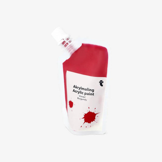 Paint Pouch Acrylic Burgundy 80 Ml