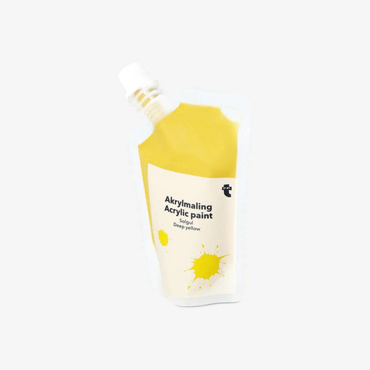 Paint Pouch Acrylic Deep Yellow 80 Ml