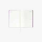 Calendar 2026 A5 Day Purple Recycled Leather En