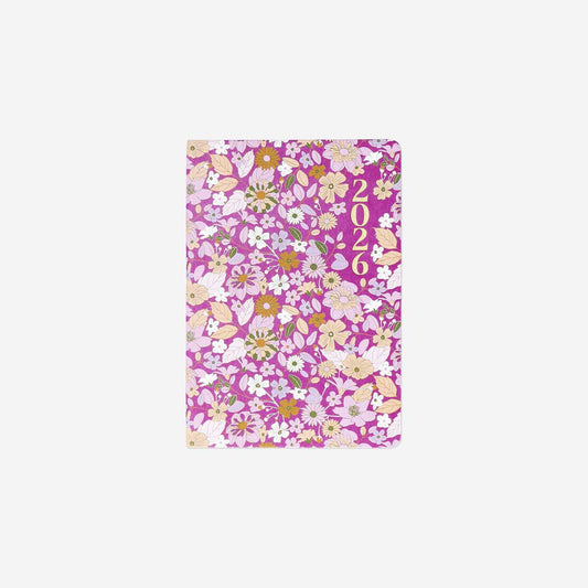 Calendar 2026 A5 Day Flowers En