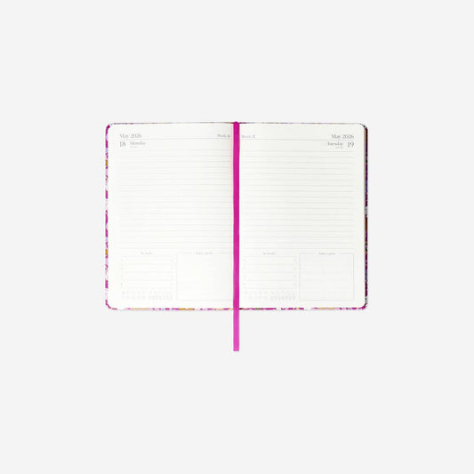 Calendar 2026 A5 Day Flowers En