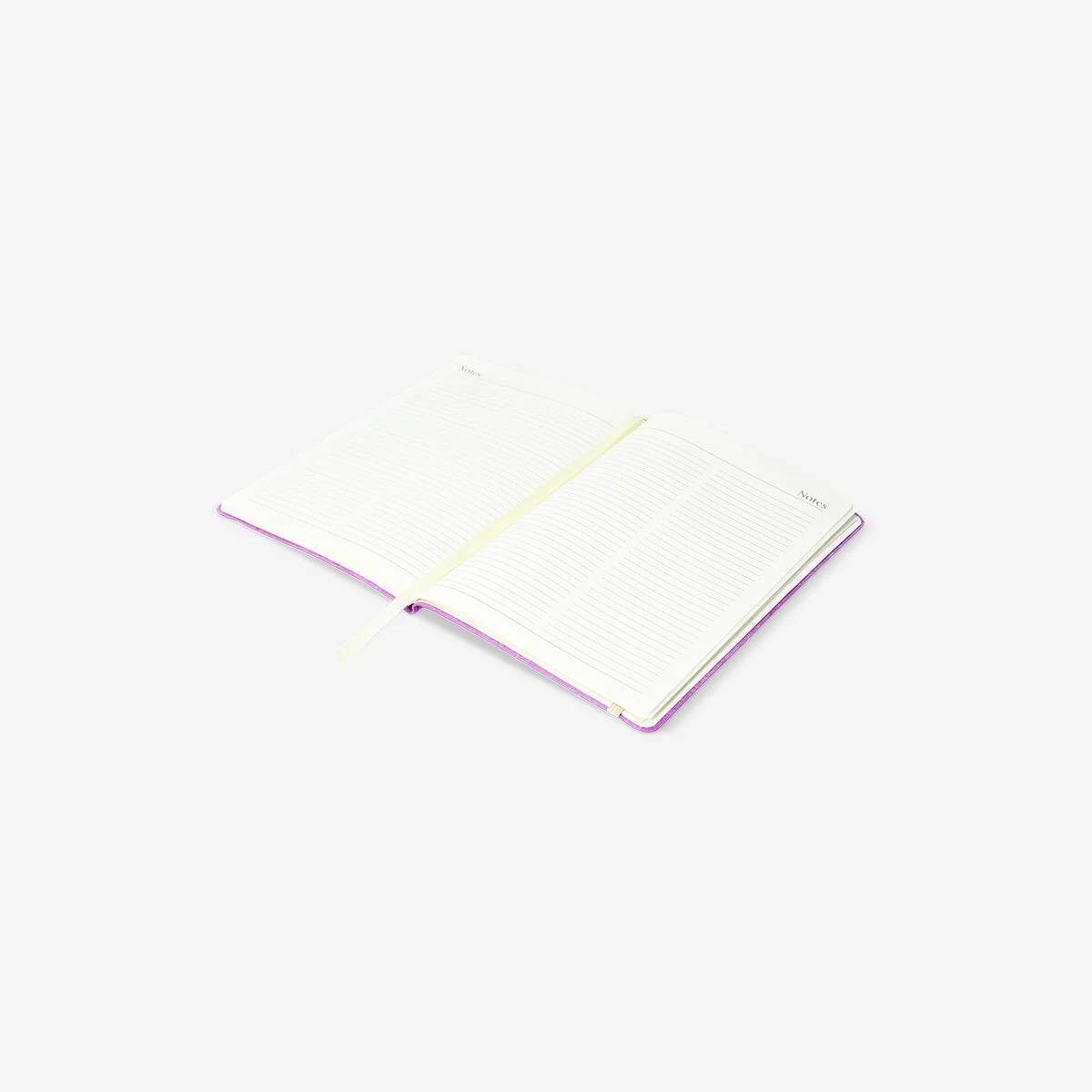 Calendar 2026 A5 Week Purple Recycled Leather En
