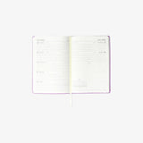 Calendar 2026 A5 Week Purple Recycled Leather En