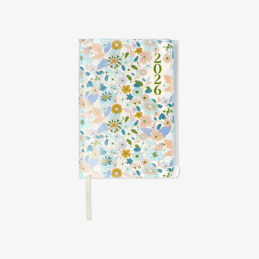 Calendar 2026 A5 Zip Lock Flowers En