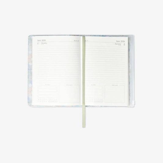 Calendar 2026 A5 Zip Lock Flowers En