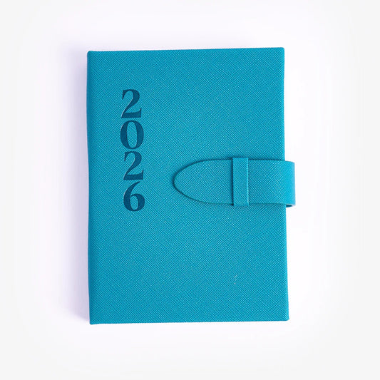 Calendar 2026 A6 Day Pu Teal En