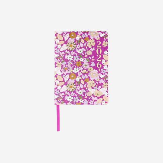 Calendar 2026 B6 Week Flowers En