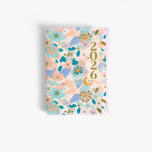Calendar 2026 A6 Zip Lock Flowers En
