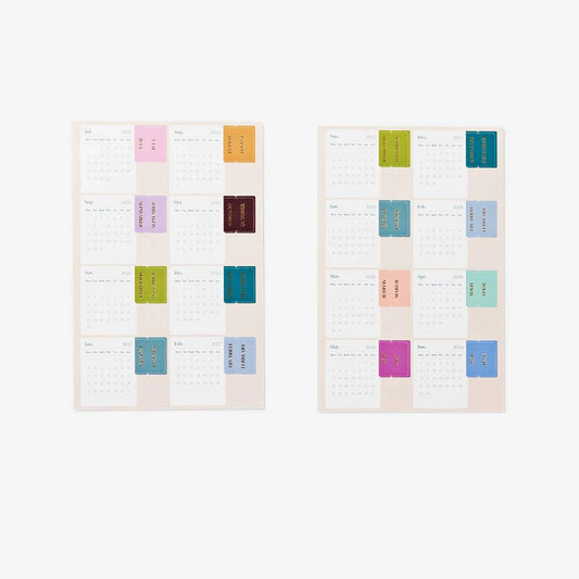 Calendar 2026 Index Stickers