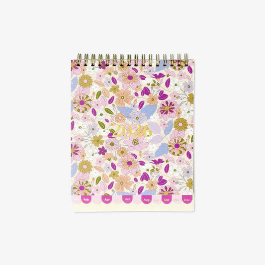 Calendar 2026 Monthly Desk Flowers En