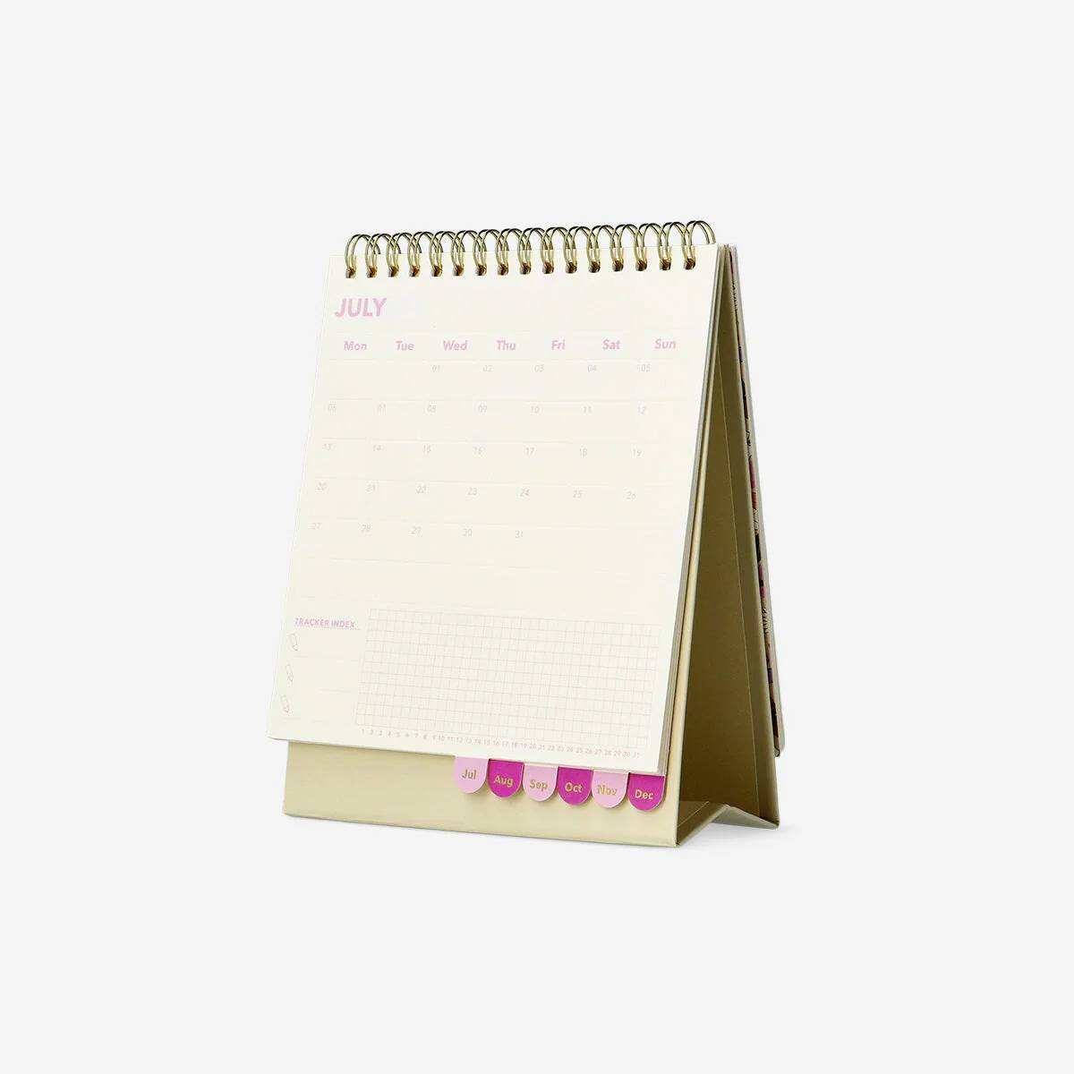 Calendar 2026 Monthly Desk Flowers En