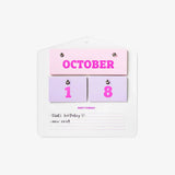 Calendar Eternity Acrylic Board Wall