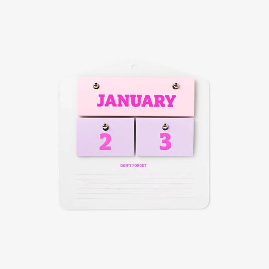 Calendar Eternity Acrylic Board Wall