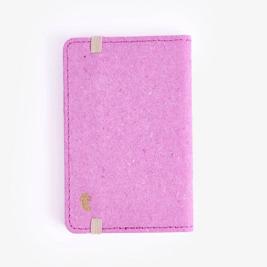 Calendar 2026 Pocket Week Purple Recycled Leather En
