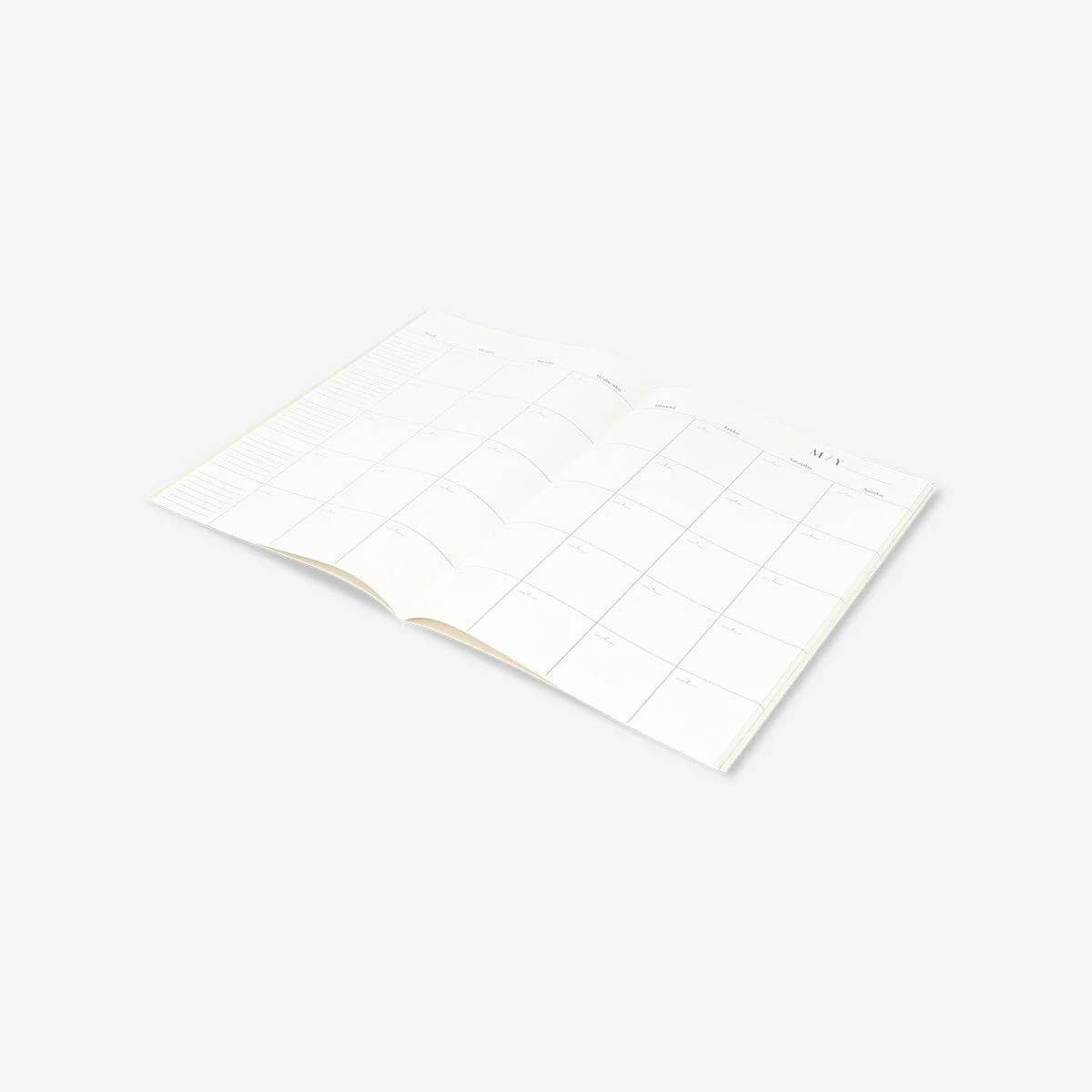 Calendar 2026 Soft Cover Monthly Flowers En