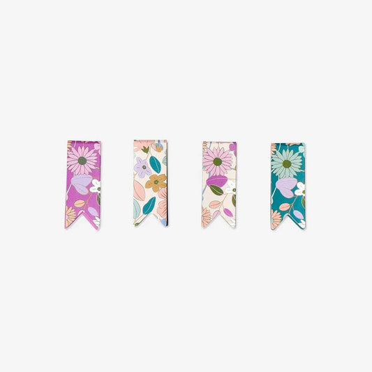 Bookmarks Magnetic Flowers 4 Pcs