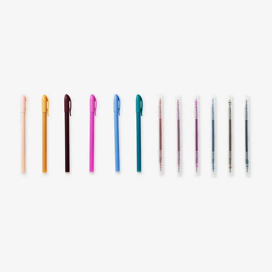 Highlighters And Erasable Gel Pens 12 Pc