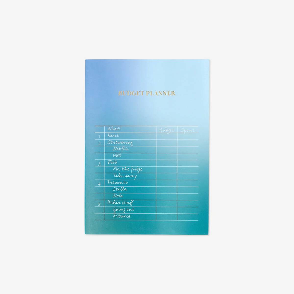 Budget Planner Gradient A5 En