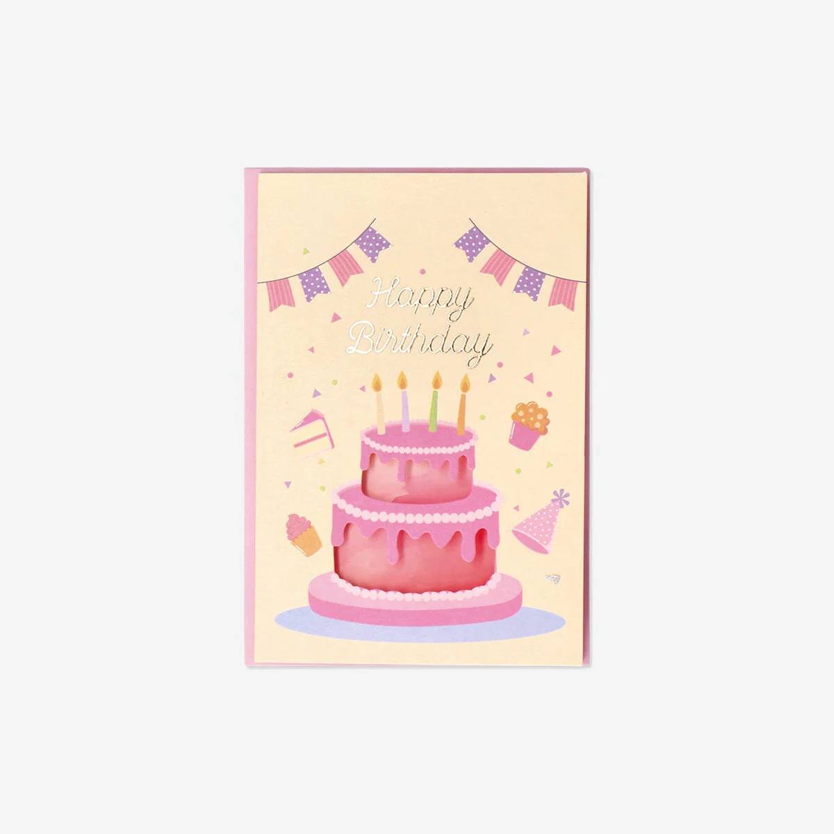 Card W Envelope Cake Cut Out