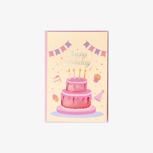 Card W Envelope Cake Cut Out