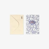 Card W Envelope Flowers Design