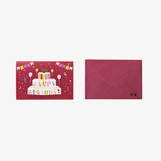 Card W Envelope Pop Up Happy Birthday
