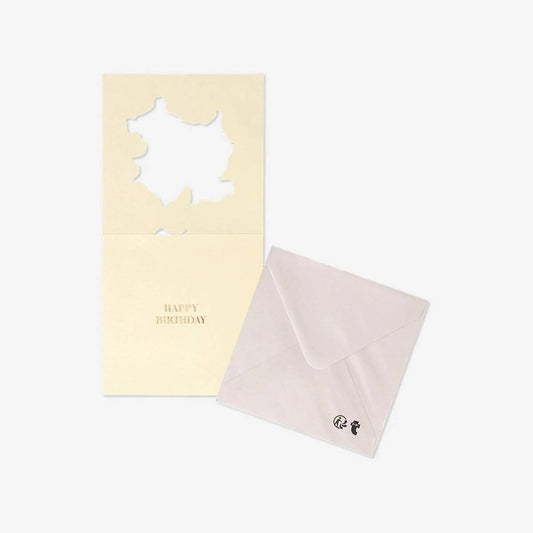 Card W Envelope Flowers Edge