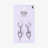Earrings Heart Spike