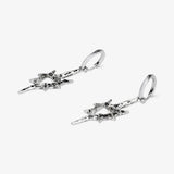 Earrings Heart Spike