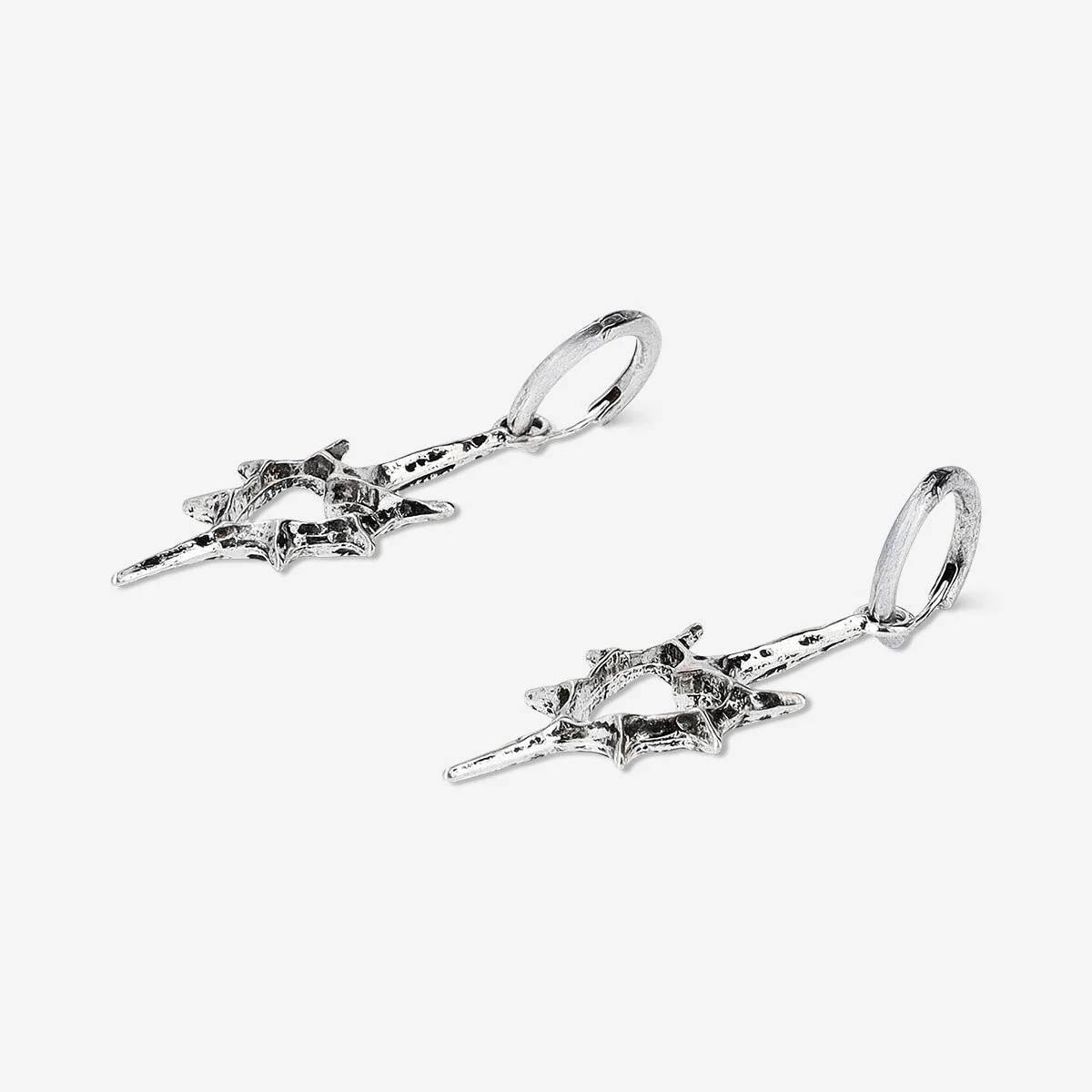 Earrings Heart Spike