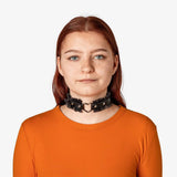 Pu Choker With Heart