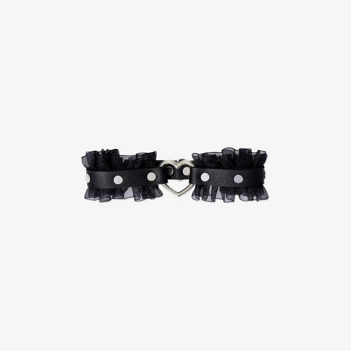 Pu Choker With Heart