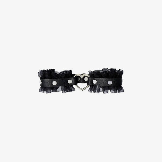 Pu Choker With Heart