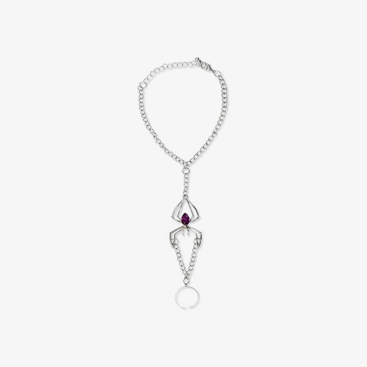 Hand Jewelry Chain With Spider
