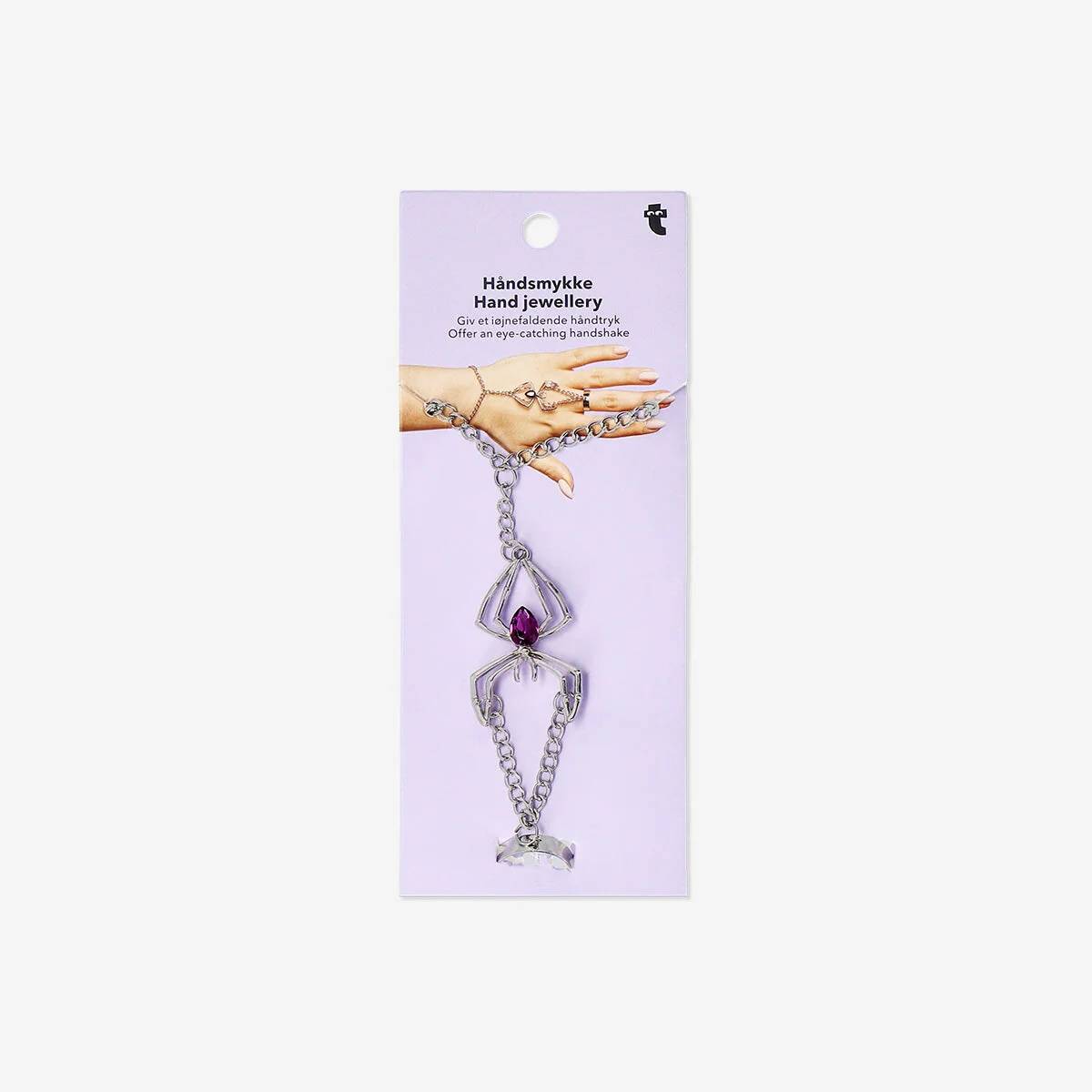 Hand Jewelry Chain With Spider