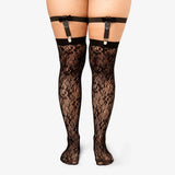 Garter For Thigh W Skeleton Hands Adjustable Elastic 2Pc