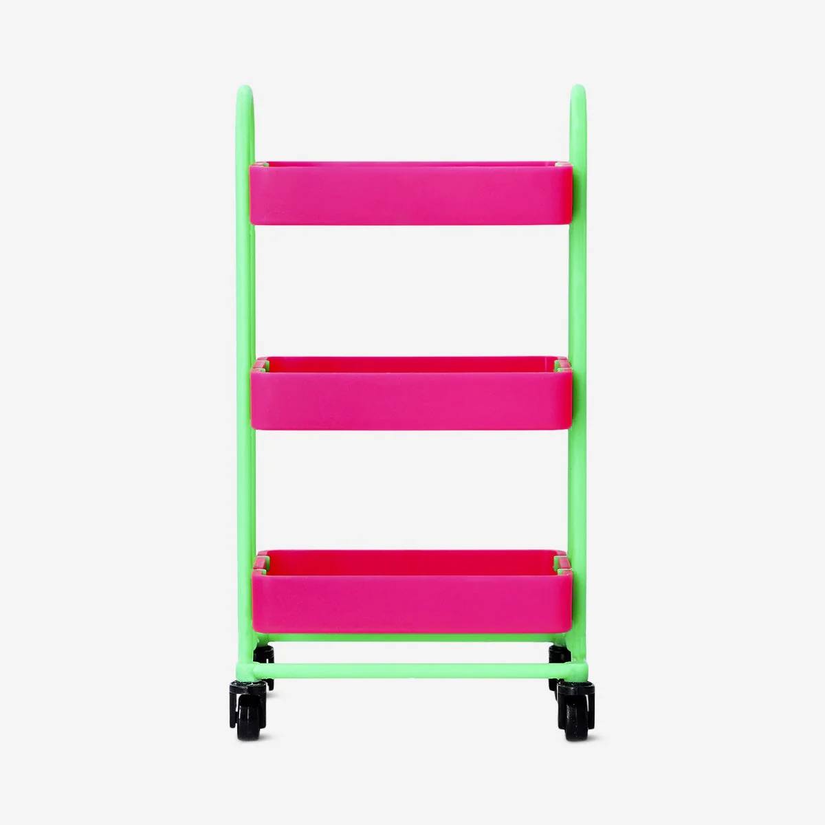 Desktop Trolley Pink/Green