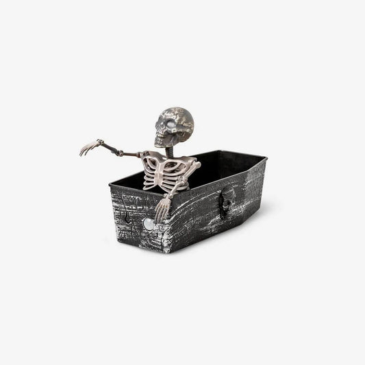 Skeleton In Coffin Motion Activated