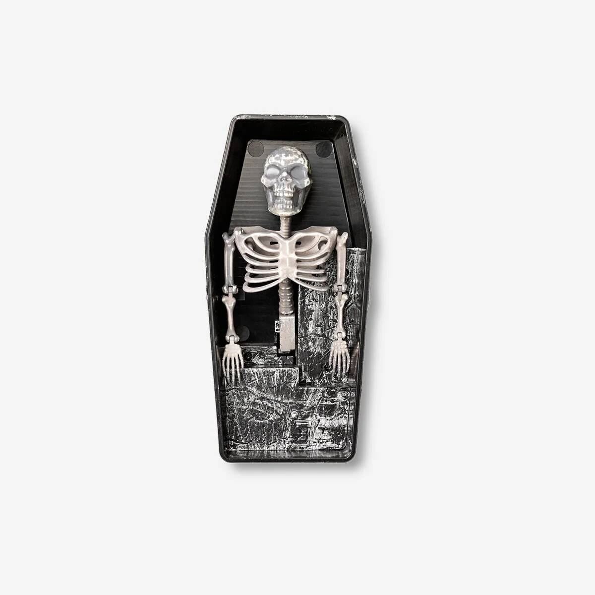 Skeleton In Coffin Motion Activated
