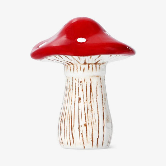 Mushroom Ceramic Decoration Medium (In)