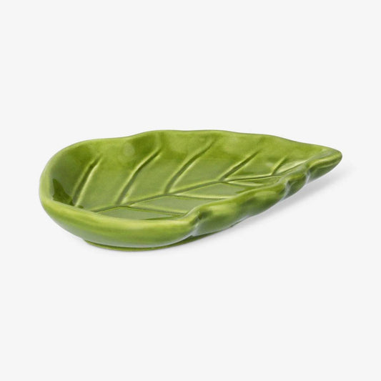 Trayleaf Ceramic Fr Jewelry Grn Smal(In)