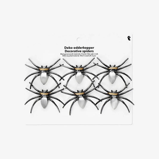 Spider Small Oilslick 6 Pcs
