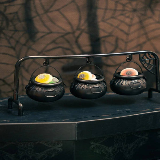 Snack Bowl Hanging Cauldron Set