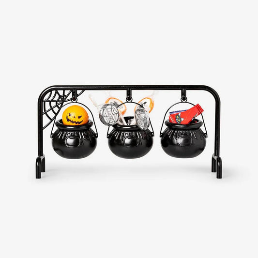 Snack Bowl Hanging Cauldron Set