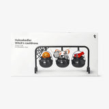 Snack Bowl Hanging Cauldron Set