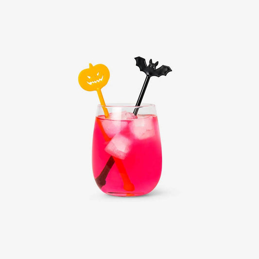 Cocktail Stirrers Halloween Characters 8Pcs