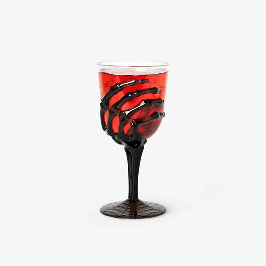 Glass Plastic Skeleton Hand